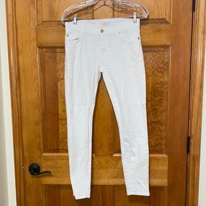 7 For all mankind White Women’s Pants Size 27-EUC